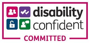 Logo for disability confident committed